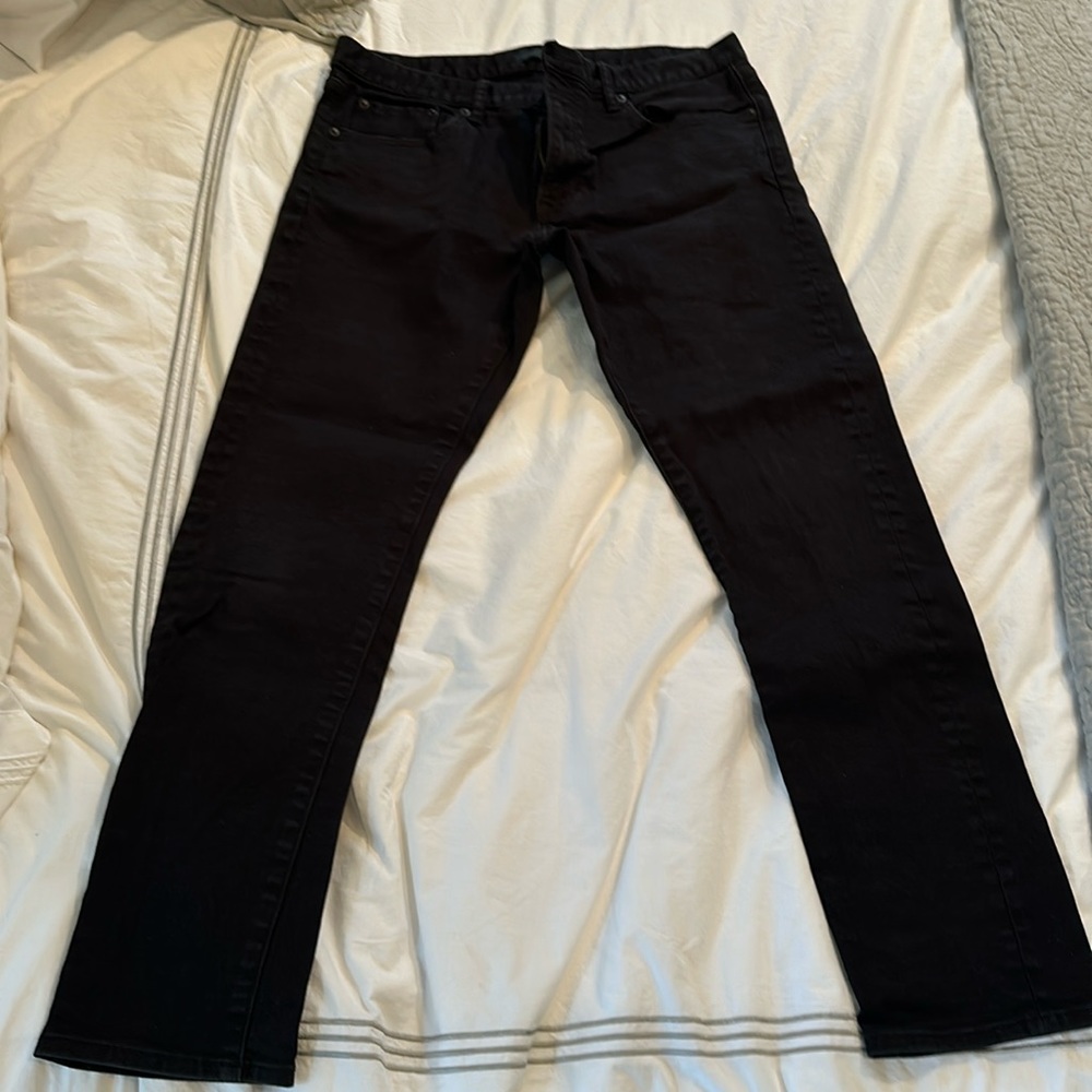 Uniqlo Black jeans. 34x32